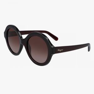 Authentic Salvatore Ferragamo Women's Oversized Round Sunglasses
